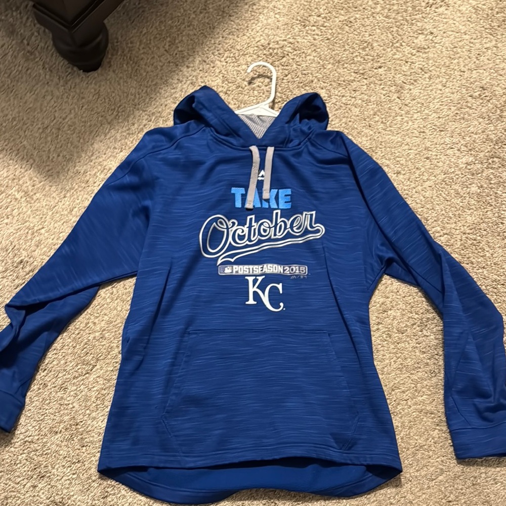 Blue Hoodie Sweatshirt
